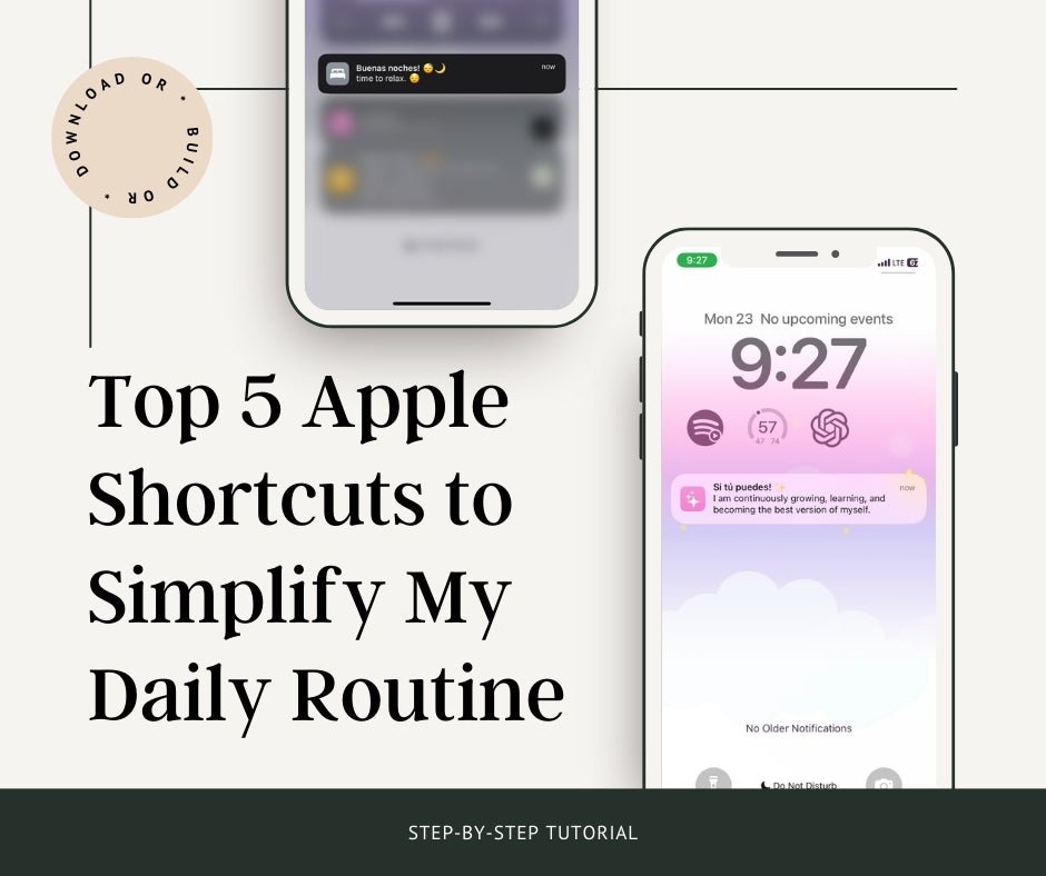 Top 5 Apple Shortcuts to Simplify My Daily Routine - Biz Strtga