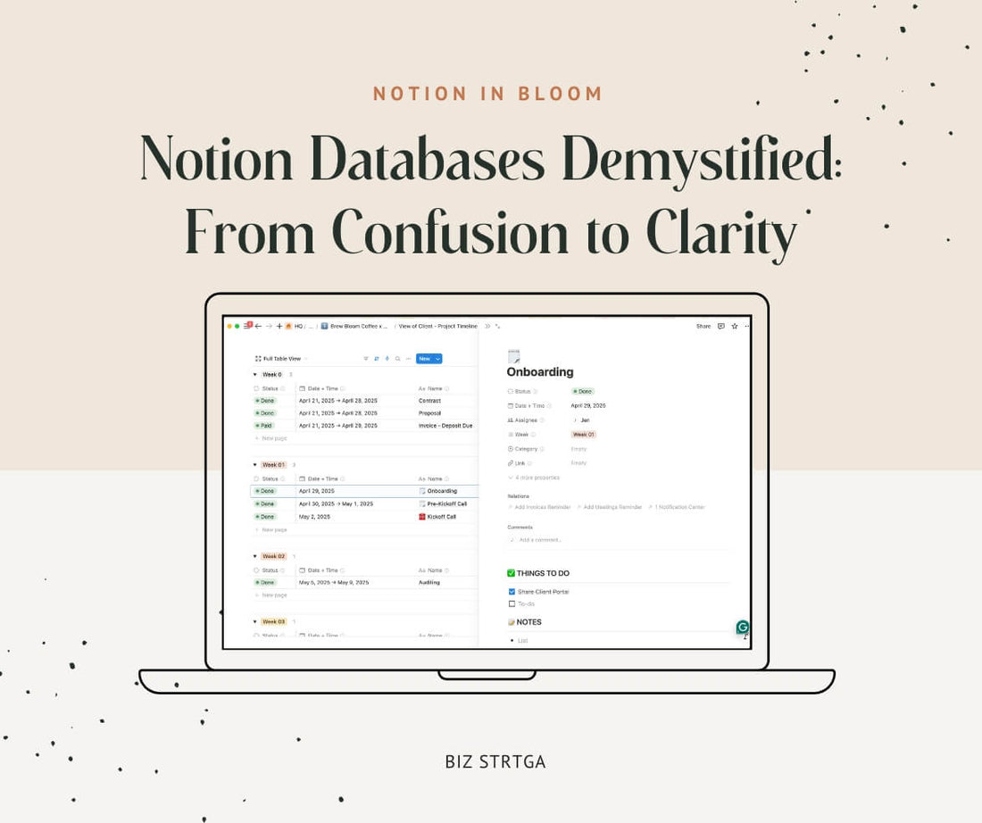 Notion Databases Demystified: From Confusion to Clarity - Biz Strtga