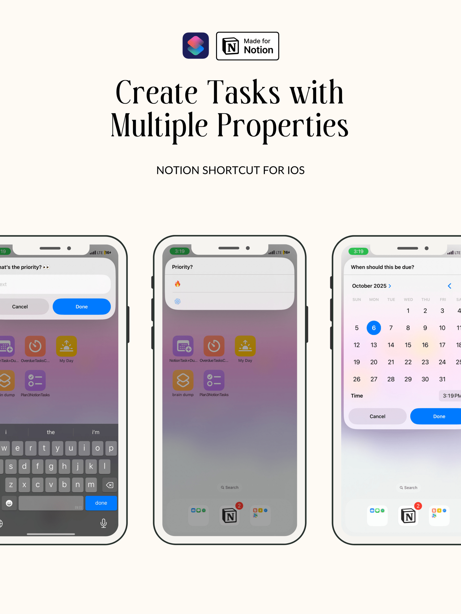 Notion Shortcuts for iOS - Biz Strtga