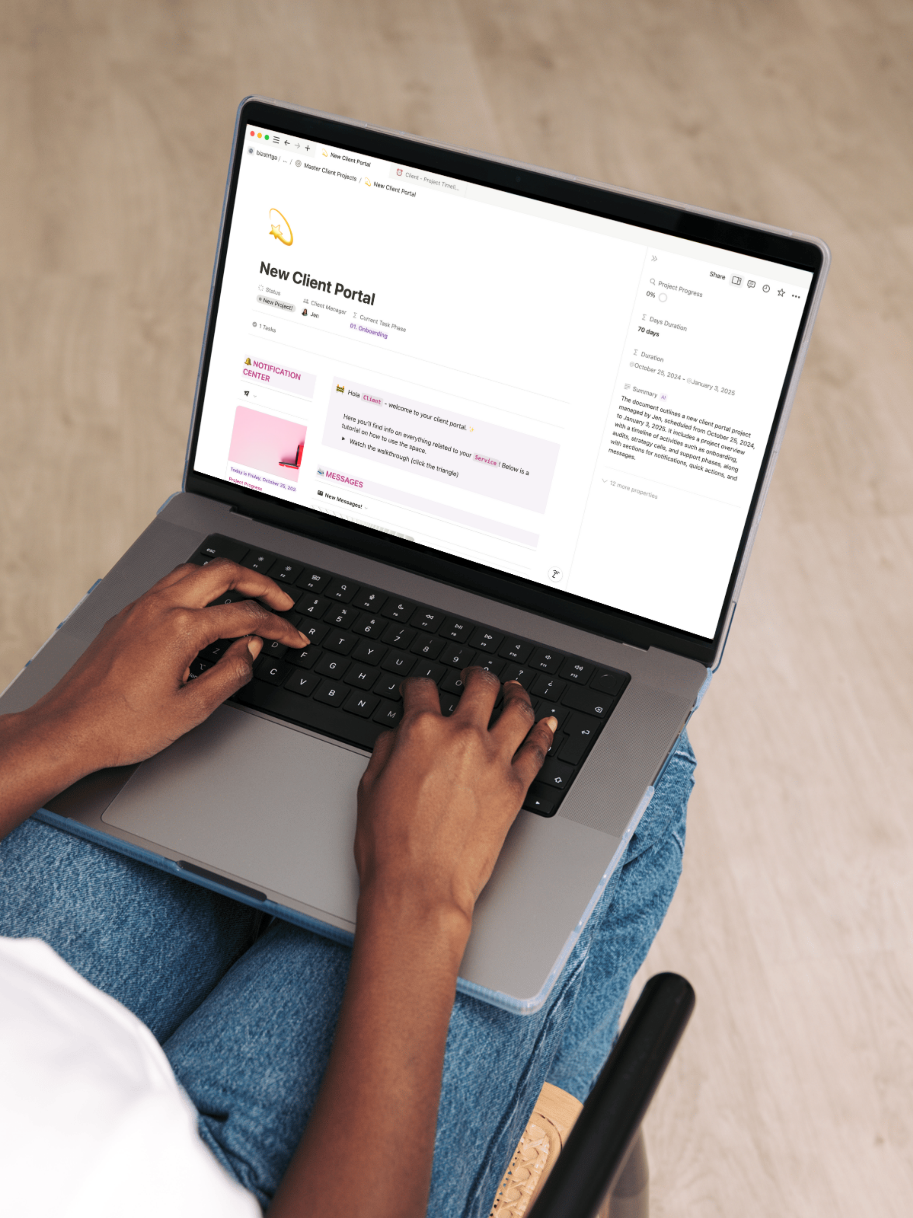 Client Portal - Biz Strtga